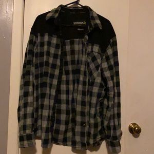Terra plaid long sleeve button up